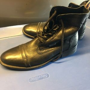 Diesel leather boots size 10